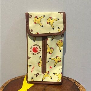 Pikachu Pokémon Car Tissue Box Holder Pouch NWOT 🇯🇵 Hard to Find